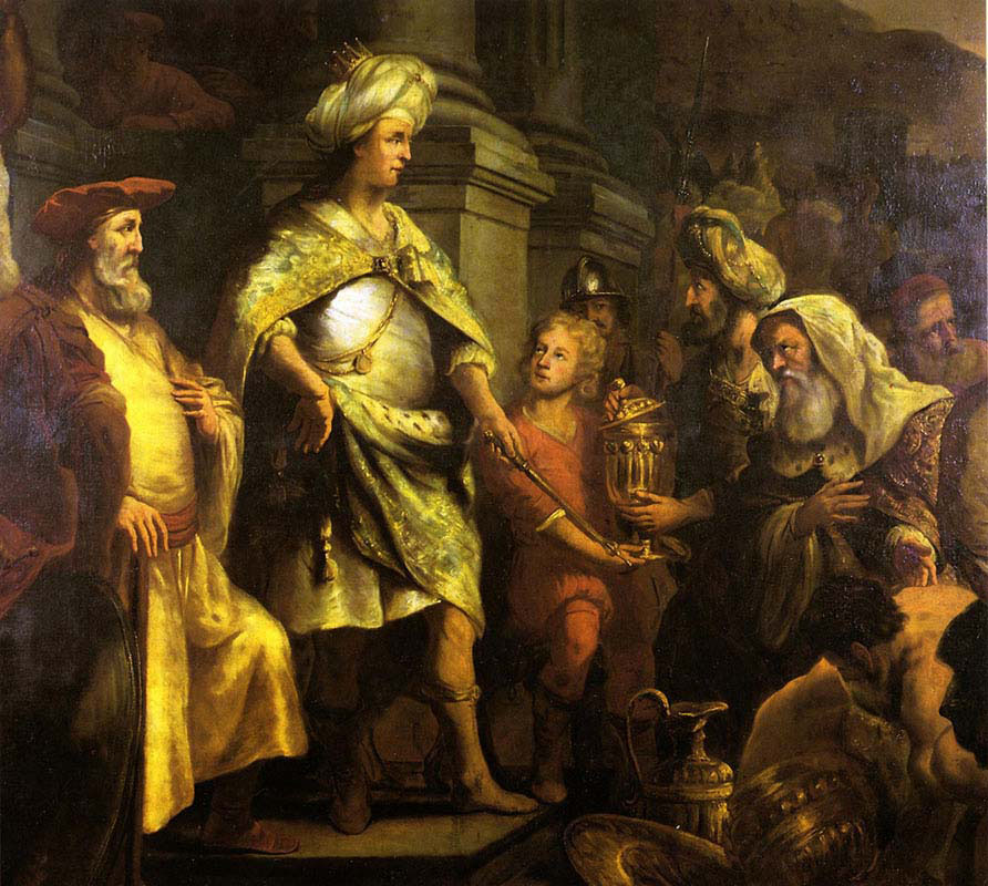 The Offerng of Gifts for Building Salomon's Temple